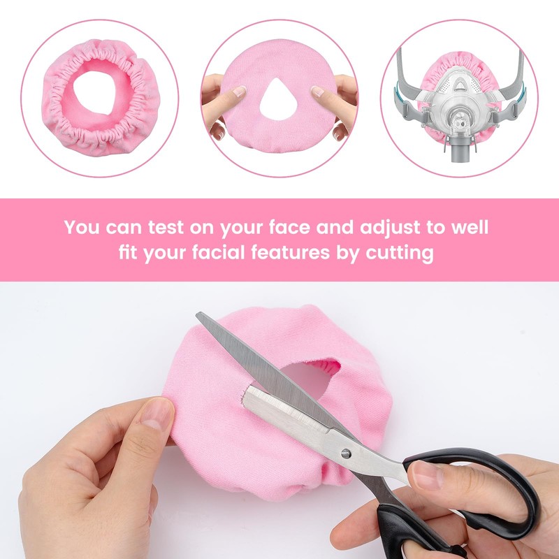 Mask Liners for CPAP 4Pcs Soft Elastic Mask Cushion Covers