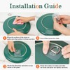 LINGTONG 20 Pack Plate Hangers for The Wall, Premium Adhesive