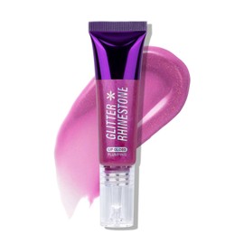 SWETIYOU Shimmer Lip Gloss, Bling Lip Gloss, Long Wear High Shine Glitter Lip Gloss, Non Sticky Diamond Glitter Lip Gloss, Long Lasting Shine & Fuller-Looking Lip Makeup(05)