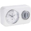 Present Time Table Clock, White, One Size