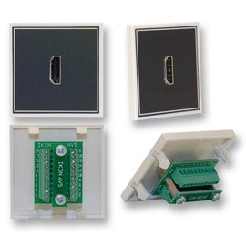 Module, HDMI, Screw TERMINALS, Wall Plates and Floor Boxes Audio Visual Cable, Qty X 1 | EP-HDMI50-ST