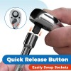 Der Erwachte 1/2-Inch Drive Ratchet Quick-Release Reversible 72-Tooth Chrome CR-MO