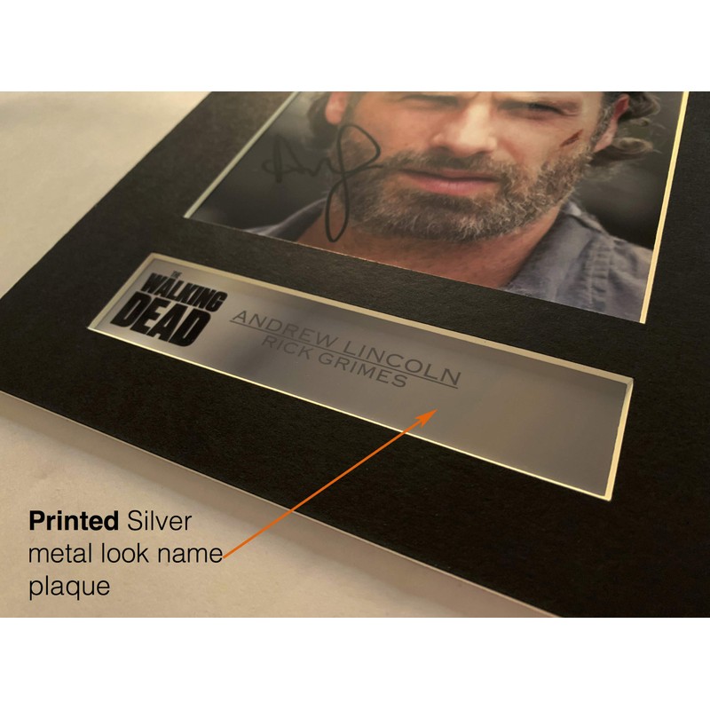 Norman Reedus Daryl Dixon Signed Mounted Photo Display The Walking
