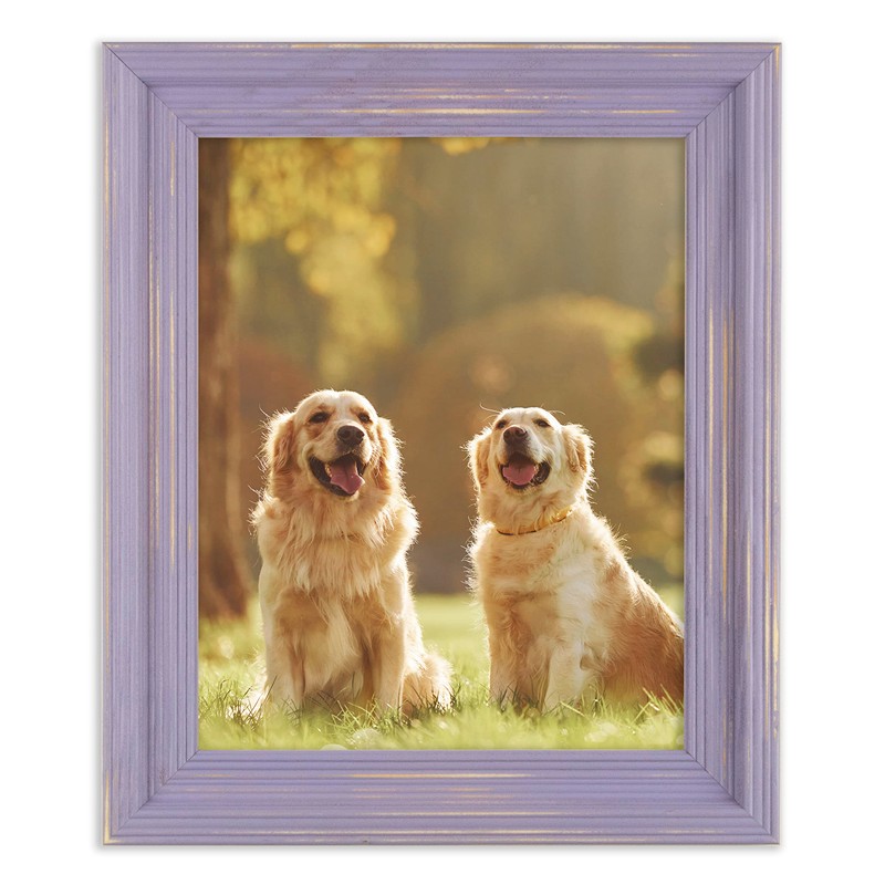 The Rusty Roof-Distressed Cimarron French Lilac-Solid Wood Picture Frame-18x24