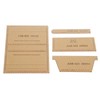 4Pcs Acrylic Template Card Holder DIY HandMade Leather Pattern Drawing