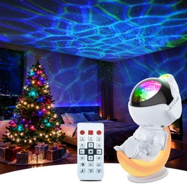 Rossetta Astronaut Galaxy Projector Night Light with Timer and Remote, Kids Adults Room Decor, Party, Gifts for Christmas, Birthdays
