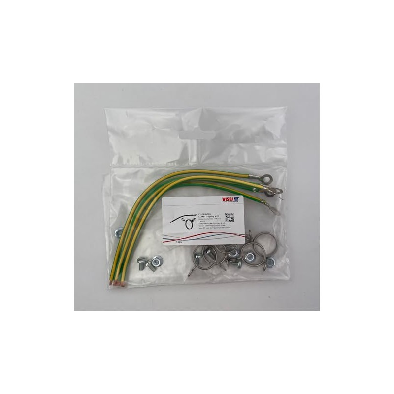 Wiska 10111816 E-SPRING20 Earthing Solutions Earth Spring, M20, Pack of