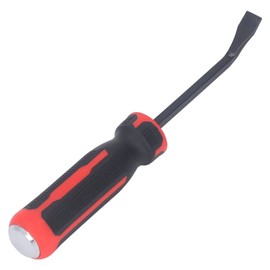 Haosie 210mm Crowbar, Pry Bar, Lever Bar, Chisel Lever with Ergonomic Grip, for Garage Workshop Car Motorcycle (8in)