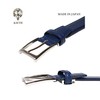 KIETH KE21456-29 Men's Business Belt, Navy, Genuine Leather, Italian Shrink