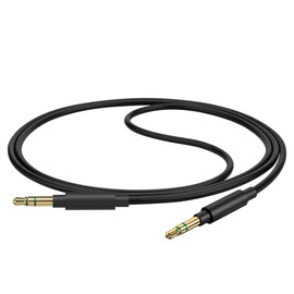 Geekria Audio Cable Compatible with Skullcandy Hesh Evo, Hesh 3, Crusher Wireless, Venue, Grind, Crusher Evo, Cassette, Mix Master, Riff 2 Cable, 3.5mm Aux Replacement Stereo Cord (4 ft / 1.2 m)