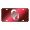 Craftique OU Oklahoma Sooners - Placa de matrícula con espejo
