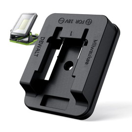 2-in-1 Pre-Installed LED Work Light Pins for Milwaukee m18 and Dewalt 18v 20v Batteries