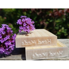 Soap Stamp for Handmade Natural Organic Soap Bar, Cookie Stamp, Clay Stamp (Hand Made Side)