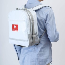 Disaster Prevention Direct Senior Emergency Bag (Single Item), Disaster Prevention Backpack for Seniors, Made in Japan, Flameproof Waterproof Material, Disaster Preparedness Backpack