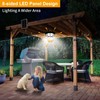 Solar Shed Light Indoor Outdoor, Aqonsie 288LED Solar Powered Motion