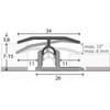 Prinz Profi-Tec Master Transition Profile No. 303 90 cm Black