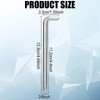 L-Type Weight Stack Pin, 3/8in Diameter 4.4in Locking Space Carbon