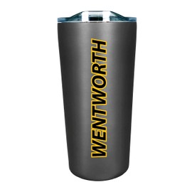 The Fanatic Group Wentworth Institute of Technology Double Walled Soft Touch Tumbler, Design-1 - Silver