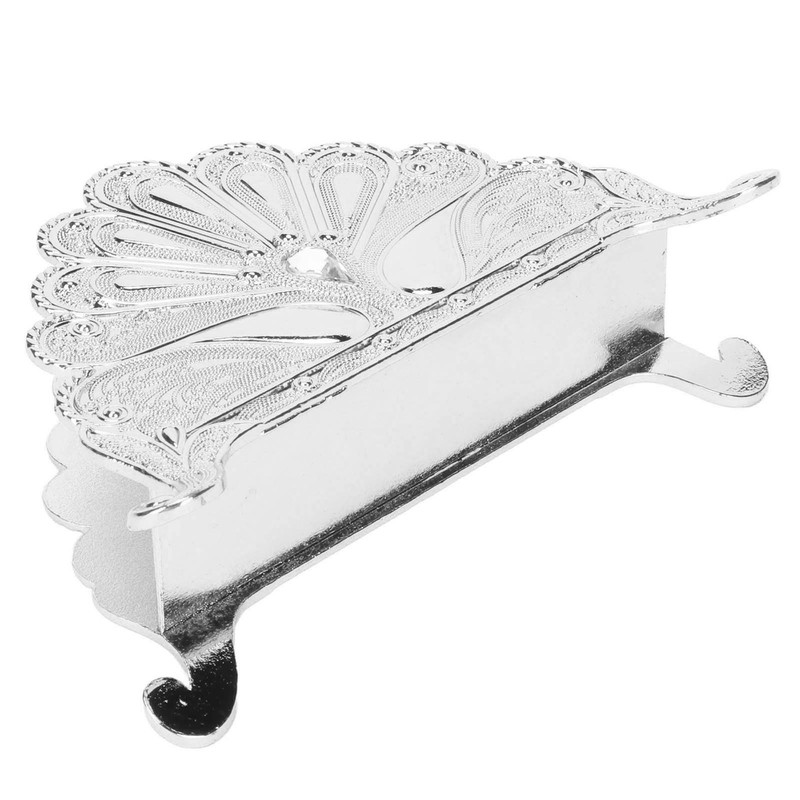 Napkin Holder Classical Metal Peacock Embossed European Style Table Tissue