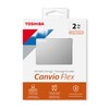 Toshiba Canvio Flex 2TB Silver 2.5p