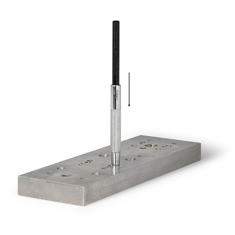 ＲＥＮＮＳＴＥＩＧ 平行ピンポンチ ガイドスリーブ付８点セット 457-102-5