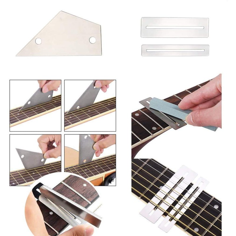 TIMESETL Guitar Repairing Maintenance Tools Kit String Organizer String Action