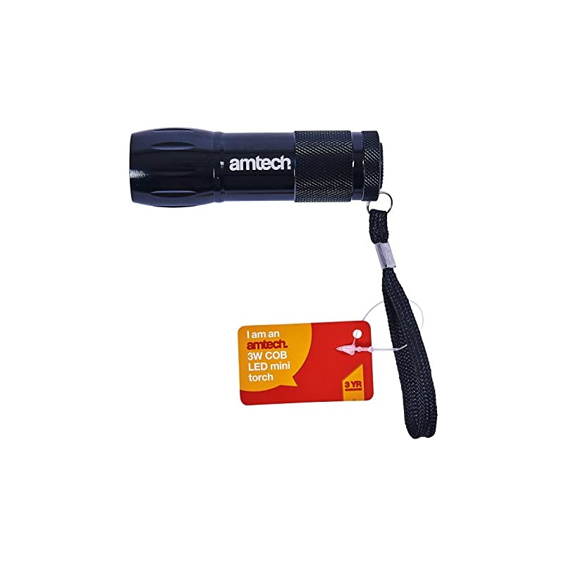 Amtech S1656 3W LED Aluminium Mini Torch