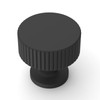 Amerdeco 10 Pack Matte Black Kitchen Cabinet Knobs - Dresser