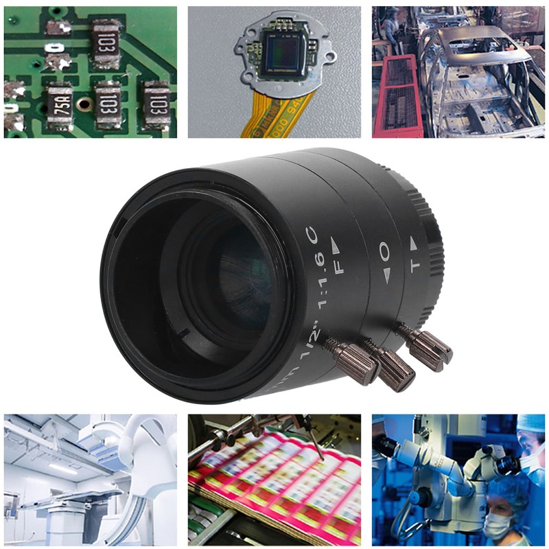 KP0612 3MP 612mm High Definition CMount Camera Lens Zoom Industrial