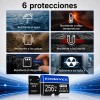 Pack 2 MicroSD EdaGyee de 256 GB Clase 10 U3