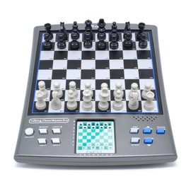 iCore Electronic Chess Set, Talking Computer Chess Board, 100 Preset Exercises, 5 Levels, 40 Famous Electronic Chess Games for Kids & Adults
