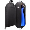 Hangerworld 54 Inch Zipped Black Suit Cover Travel Carrier Bag