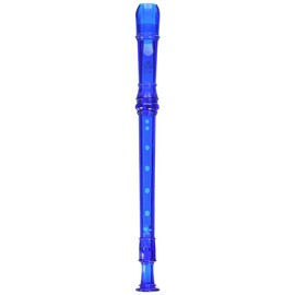 Grover TD180BL Tudor Candyapple 2 Piece Recorder, Blue