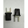 Leviton # 123 Easy to Wire Plug (BLACK ) Lot