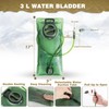 LASUK Lightweight Hydration Backpack with 105 oz 3L Water Bladder,