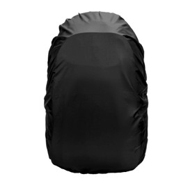 Frelaxy Backpack Cover, 7 Colors, 5 Sizes, Rucksack Cover, Fall Prevention, Storage Bag, Black, M (25–35 L)