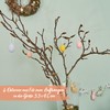 Papierdrachen 6 Felt Eggs Pastel Colours - Easter Decoration for