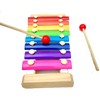 METREY Wooden Xylophone Musical Toy with 8 Note, Multicolour, 3+,