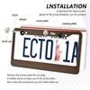 Msyxl 2PCS License Plate Frame Brown Blurred Rust-Proof Aluminum License