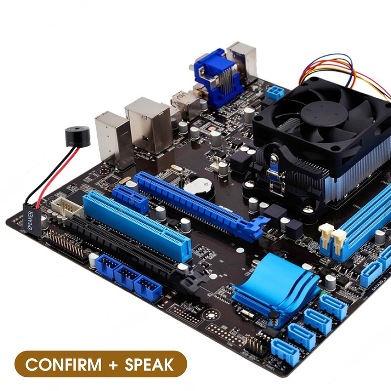 5 PCS PC Motherboard Speaker Mini Computer Case Speakers Pc