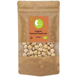 Organic Roasted Hazelnuts - Certified Organic- by Busy Beans Organic (500g)