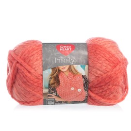 Red Heart Infinity Yarn, Poppy