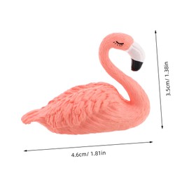 Healeved Nail Kits 5 Resin Flamingo Stands Manicure Set Nail Art Display Training Stand