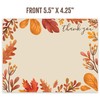 Koko Paper Co Rustic Fall Leaves Flat Thank You Cards