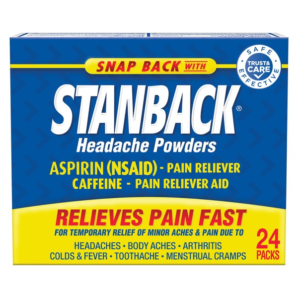 Stanback Headache Powders | 24 Count | Packaging May Vary