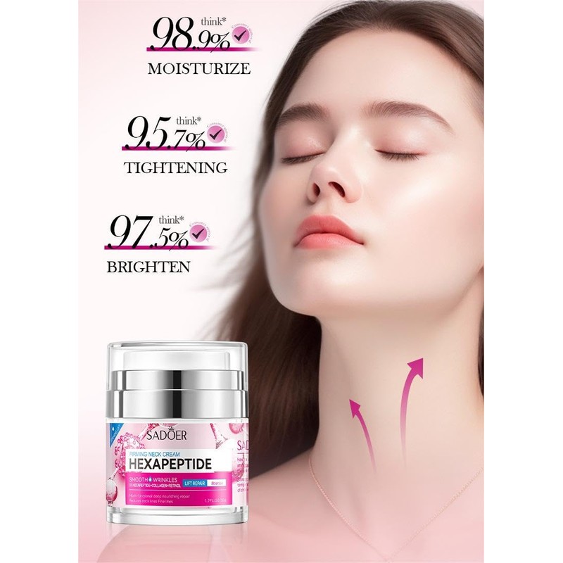 Hexapeptide neck cream moisturizing neck cream to remove neck wrinkles