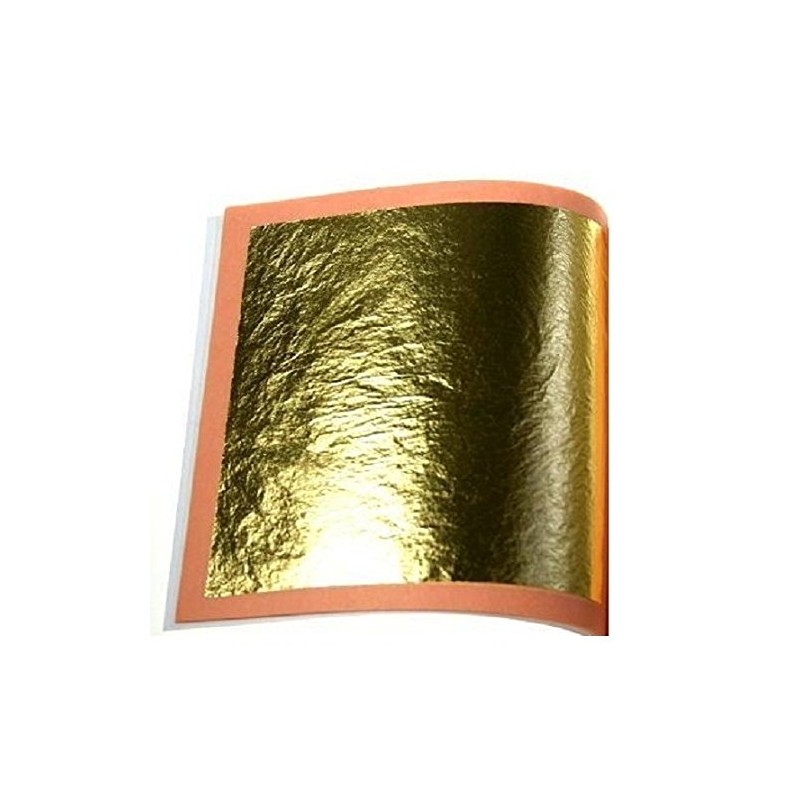 Gold leaf on base metal Gilding - 100 Gold leaf