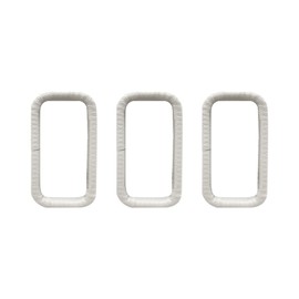 FarBoat 6Pcs Gutter Downspout Extensions Rubber Gutter Brackets Downspout Drain Nozzle Sleeve for Your Garden, White