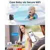 1080P Indoor Smart Security Camera,Baby Monitor with Camera and Audio,
