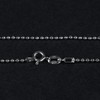 DUR Chains 925 Sterling Silver rhodium plated all variations Ladies,